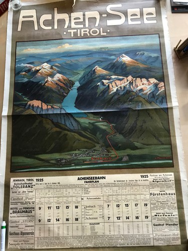 Aachenseebahn plakat jenbach - plakat,