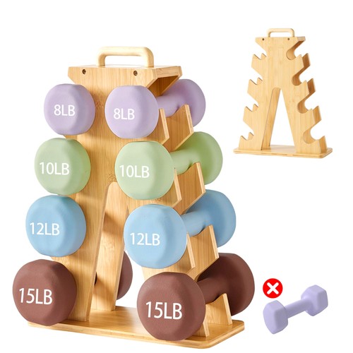Hantelständer holz fitness - hantelständer,