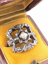 antiker Diamantrosen Ring