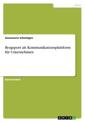 Bergsport als