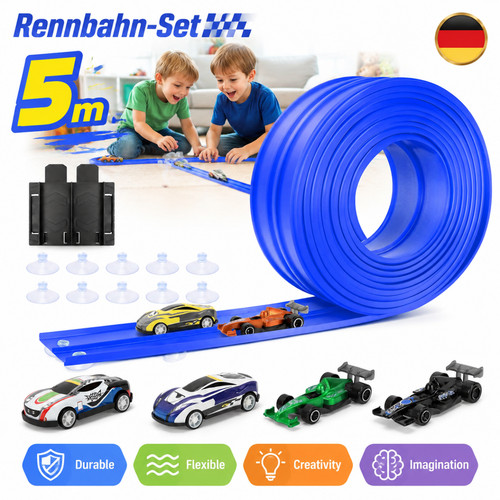 Flexible autorennbahn set - 5m,
