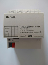 KNX Berker 6-fach Heizungsaktor 75316003 Ventilaktor A1-A6 0,05A 230V~ Triac