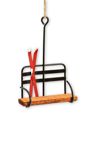 Dekoanhänger skilift braun - skilift,