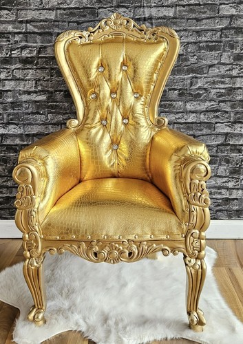 Kindersessel barocksessel gold - barocksessel,