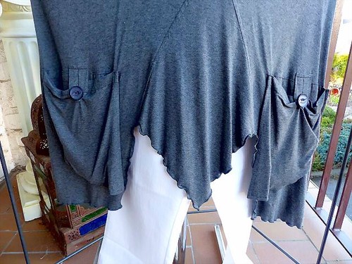 5222 kleid grau - zipfel,, 2