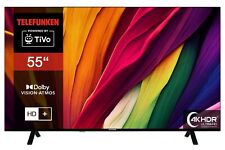TELEFUNKEN 55 Zoll Fernseher Smart TV 4K UHD HDR Dolby Vision Dolby Atmos