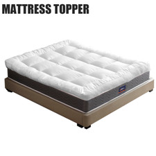 10CM MATRATZENAUFLAGE MATRATZENTOPPER ULTRAWEICH GEFÜLLTE MATRATZE ATMUNGSAKTIVE