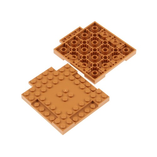 Lego bau platte modifiziert - 2x,