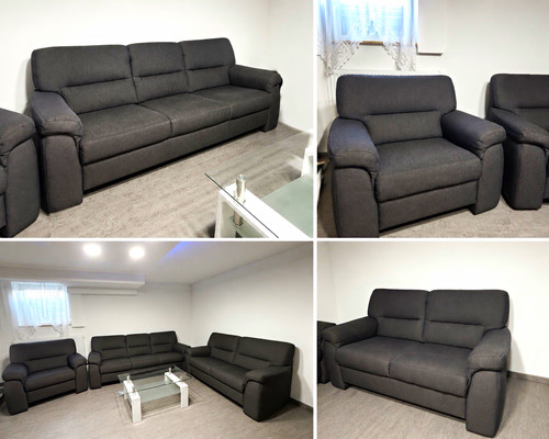 Couchgarnitur teilig in - 3-teilig,