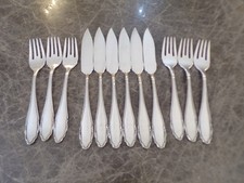 WMF Modell 2200 Fischbesteck für 6 Personen 12 Teile Silber 90er TOP !