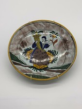 KERAMIK WANDTELLER HANDBEMALT