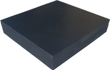 150 x 150 x 40 mm Gummiauflage