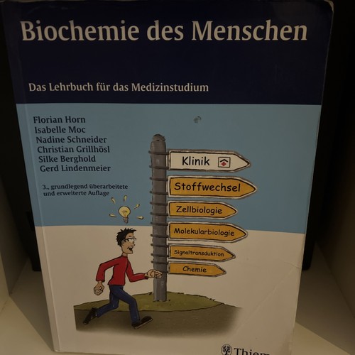 Biochemie des menschen - des, das