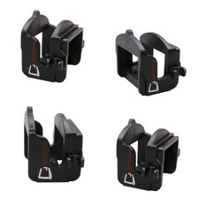 4er Set Pferde Sattel schwarz