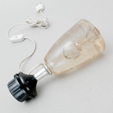 Lampenfuß Lampensockel Tischlampe Aro Leuchten 321/07 Acryl Plexiglas 60er Jahre