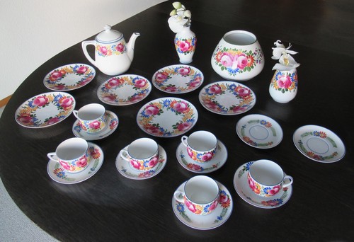 Kaffeeservice blumen - kaffeeservice,