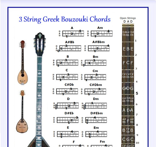 Saitige griechische bouzouki - 3,
