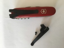 Clip für 91mm Victorinox Taschenmesser Stahl Deep Carry
