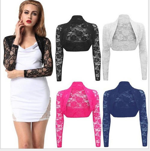 Festlicher spitze bolero jacke - spitze,