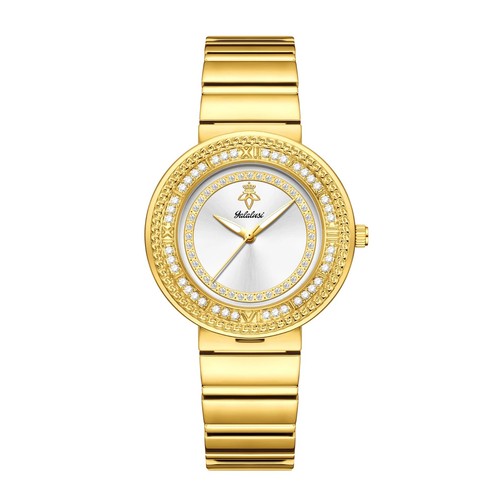 Damen luxus quarzuhr mit - luxus,
