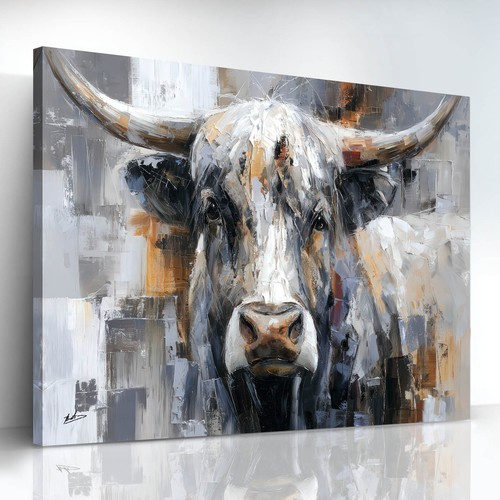 Leinwand bilder stier abstrakt - leinwand,
