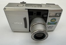 Konica Lexio 70W analoge Kompaktkamera 35 mm 1640 getestet und funktionsfähig