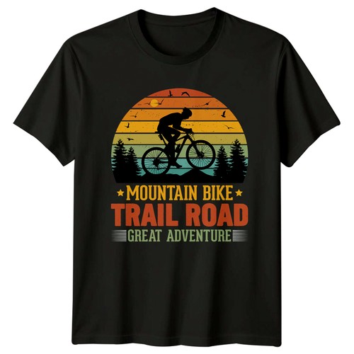 Mountain bike trail - bike, road