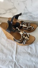 Wedges Sandalen mit Keilabsatz, Damen, Größe 39, Korkabsatz, Young Spirit