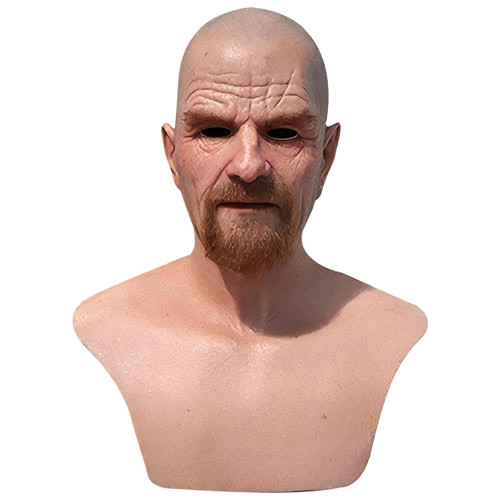 Opa maske latex halloween - maske,