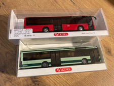 2x Wiking MAN Lion`s City A78 und MAN Linienbus DB 1:87 neuwertiger Zustand