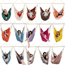 Hängematte Hängestuhl 150KG 2 Personen 185cm XXL Hängesitz Hängesessel Schaukel