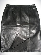 Echt-Lederrock ? anschauen mit Video ? Gr. 38/40 ? super glattes Nappaleder