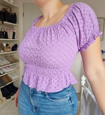 Kurzes Rüschen Oberteil