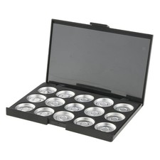 Schwarze Make-up-Palette Leere