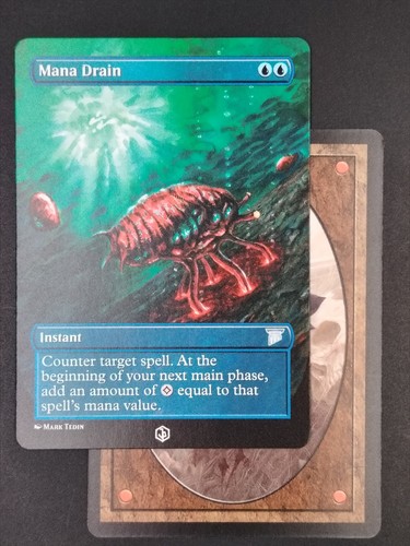 Mtg mana drain magic card - -,