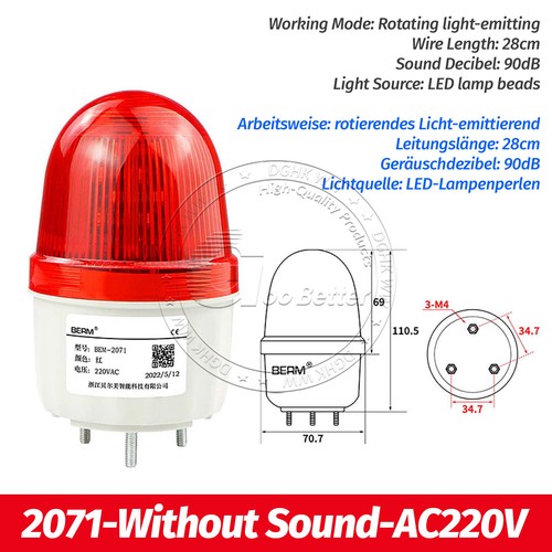 Led blinkleuchte warnlicht - led,