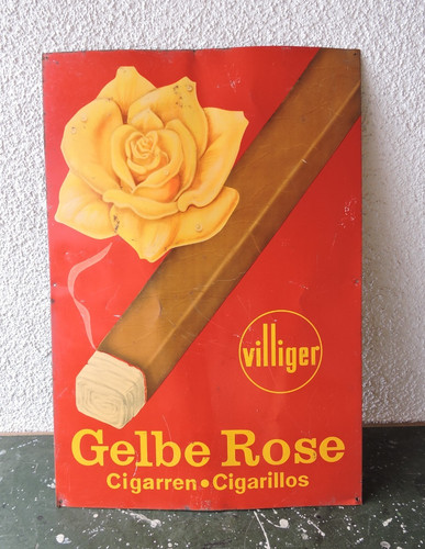 Altes blechschild villiger - altes, /