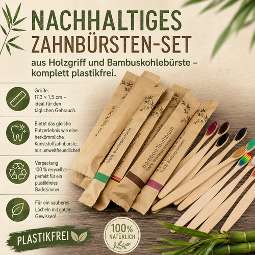 100 bambus zahnbürsten - 100,