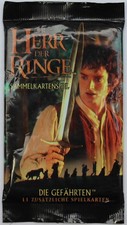 Der Herr der Ringe TCG Die Gefährten - ein vollständiges Booster Pack, geöffnet