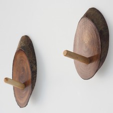 1x Holzhaken Garderobenhaken