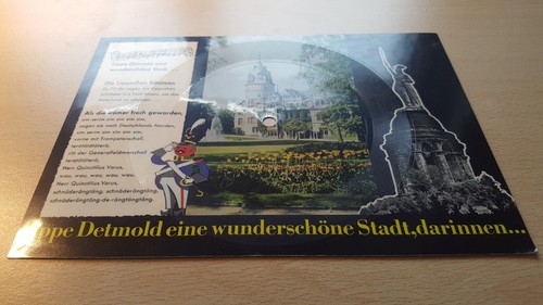 Schallplatten-Postkarte