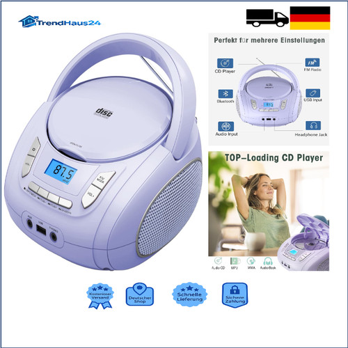 Player für kinder mit - cd-player,