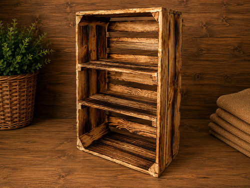 Neue holzkisten geflammte - holzkisten,