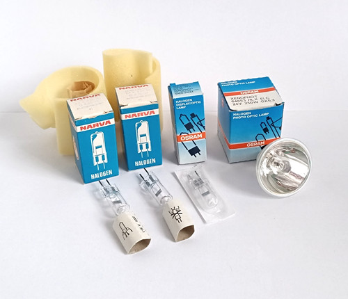 Konvolut halogen - 4x,