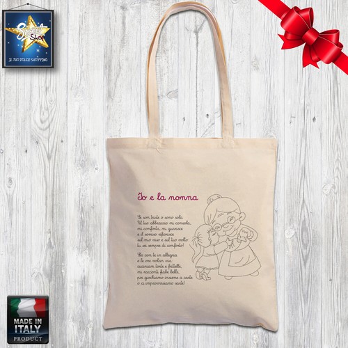 Shopper tasche baumwolle ich - baumwolle,
