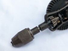 Antiker Uhrmacher-Handbohrmaschine, Vintage Holzgriff, vollfunktionsfähig