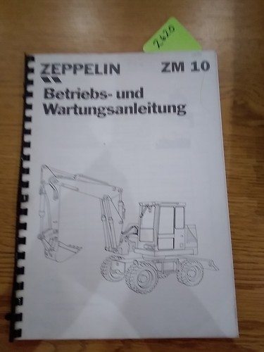 Zeppelin betriebs und - zeppelin, zm