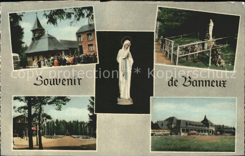 Banneux kirche statue - kirche,