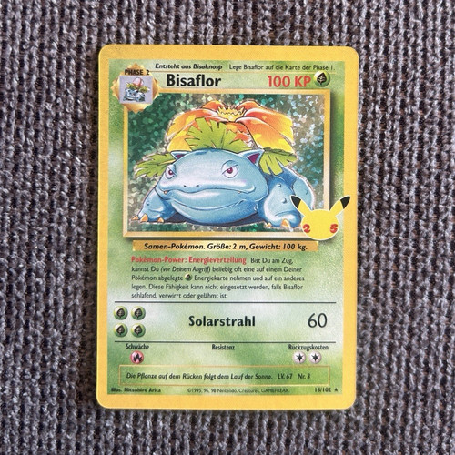 Pokémon tcg bisaflor holo - pokémon,