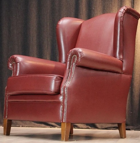 Chesterfield ohrensessel red - ohrensessel,